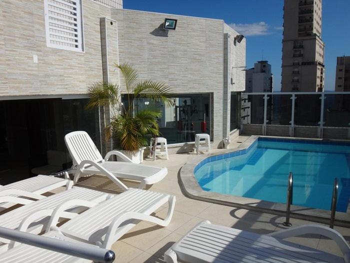 Aparthotel Atlantico Flat Gonzaga Santos  Exteriér fotografie